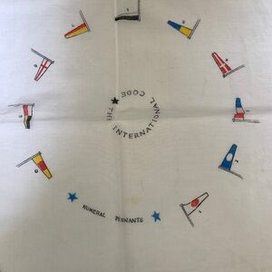 Unique Vintage International Codes Handkerchief #boating #yacht club